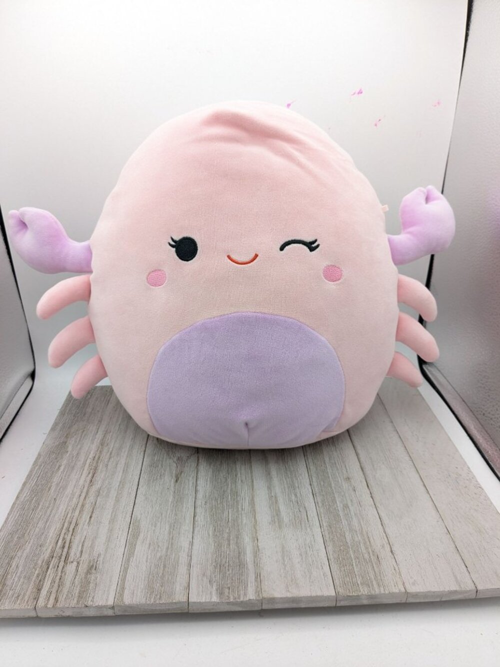 Pink Squishmallow 12" Plush Soft Stuffed Animal Cosmina The Crab